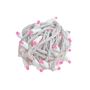 Picture of Commercial Grade Wide Angle 50 LED Pink 25' Long White Wire