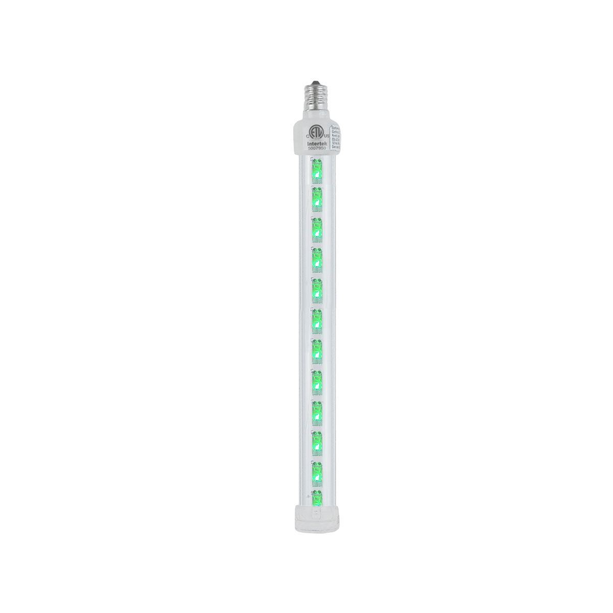 Picture of 12" LED Cascading Meteor Starfall Tube Green Pack of 5