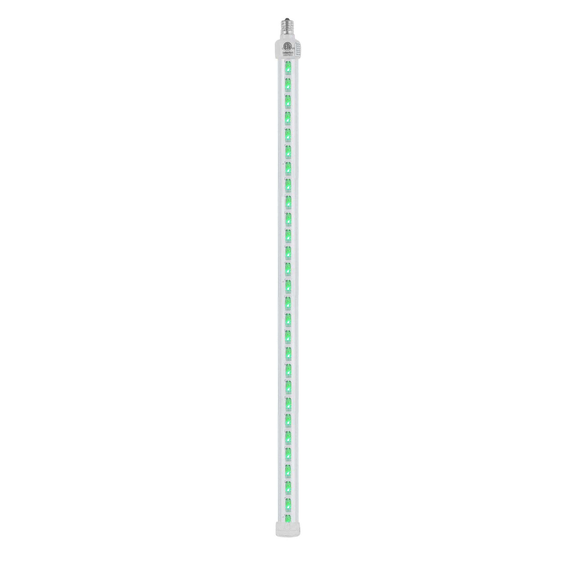 Picture of 36" LED Cascading Meteor Starfall Tube Green Pack of 5