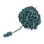 Picture of Coaxial 100 LED Pure White 4" Spacing Green Wire