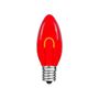 Picture of Red C9 U-Shaped LED Plastic Flex Filament Replacement Bulbs 25 Pack 