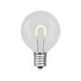 Picture of Warm White G50 U-Shaped LED Plastic Flex Filament Replacement Bulbs 25 Pack