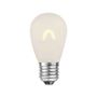 Picture of Warm White Satin S14 U-Shaped LED Plastic Flex Filament Replacement Bulbs 25 Pack