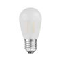 Picture of Frosted Warm White S14 LED Plastic Filament Medium Base e26 Bulbs  - 25pk
