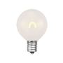 Picture of Warm White Satin G50 U-Shaped LED Plastic Flex Filament Replacement Bulbs 25 Pack