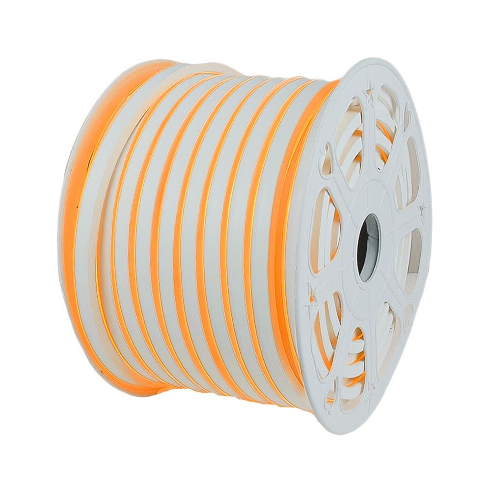 Picture of 150 Ft Orange LED Mini Neon Flex Rope Light Spool 120 Volt