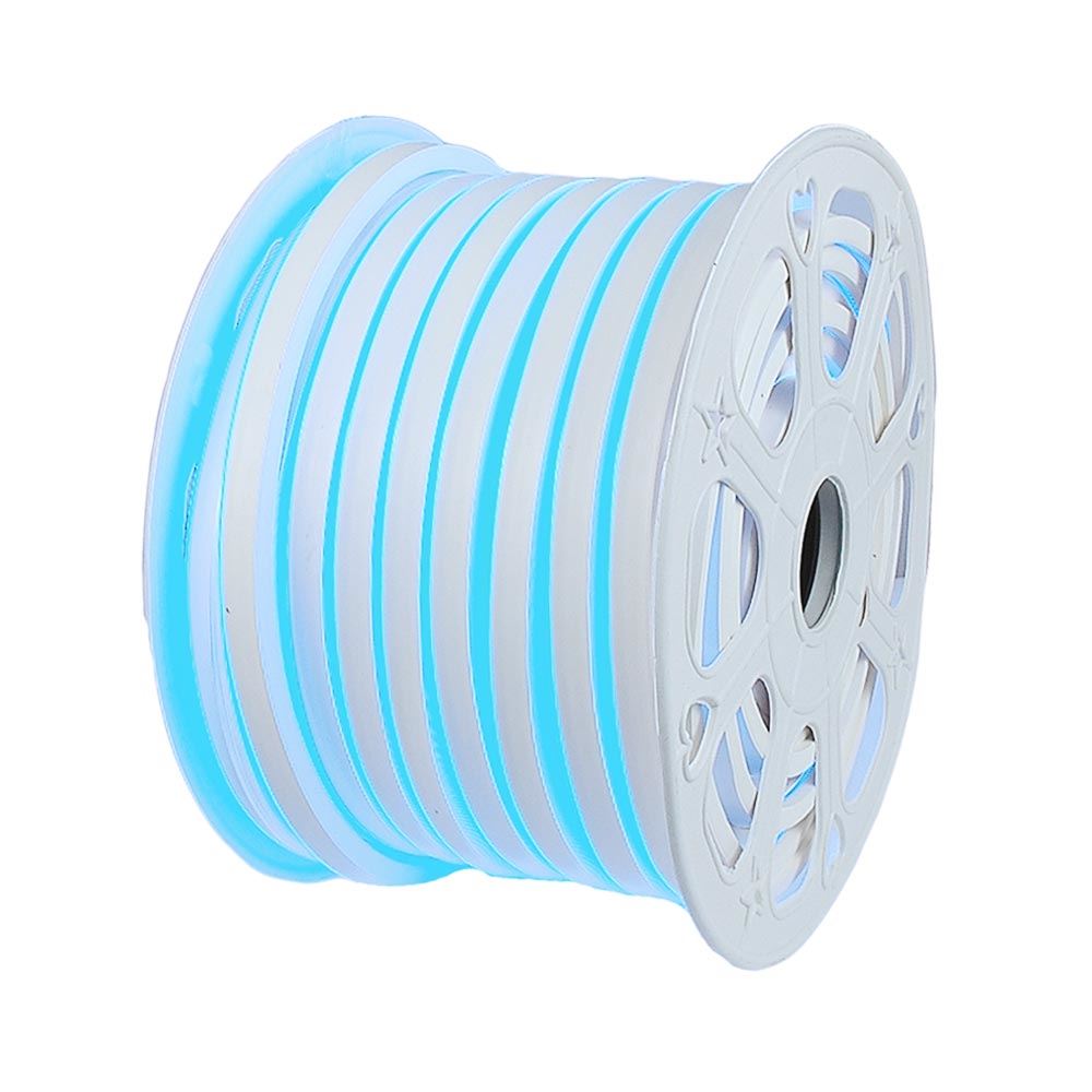 Picture of 150 Ft Blue LED Mini Neon Flex Rope Light Spool 120 Volt