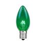 Picture of 5 Pack Green Transparent C9 7 Watt Replacement Bulbs