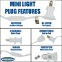 Picture of 35 Light Traditional T5 Multi LED Mini Lights White Wire