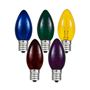 Picture of Assorted Transparent C9 7 Watt Replacement Bulbs 25 Pack