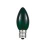 Picture of Green Transparent C9 7 Watt Replacement Bulbs 25 Pack