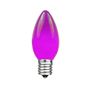 Picture of Purple Ceramic Opaque C9 7 Watt Bulbs 25 Pack