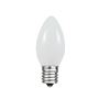 Picture of White Ceramic Opaque C9 7 Watt Bulbs 25 Pack