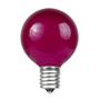 Picture of Purple Satin G50 7 Watt Replacement Bulbs 25 Pack