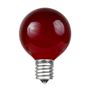 Picture of Red Satin G50 7 Watt Replacement Bulbs 25 Pack