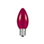 Picture of Pink Transparent C7 5 Watt Bulbs