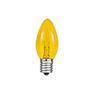 Picture of Yellow Transparent C7 5 Watt Bulbs
