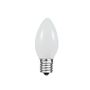 Picture of White Ceramic Opaque C7 5 Watt Replacement Bulbs 25 Pack