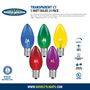 Picture of Assorted Transparent C7 5 Watt Bulbs