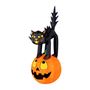 Picture of Occasions 7’ Inflatable Black Cat On Pumpkin - Halloween Yard Decoration