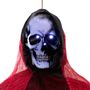 Picture of Occasions 6ft Tall Hanging Grim Reaper with Projection Face - Halloween Decoration