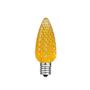Picture of Amber C9 LED Replacement Bulbs 25 Pack 