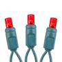 Picture of Twinkling Coaxial 50 LED Red 6" Spacing Green Wire