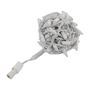 Picture of Coaxial 100 LED Pure White 4" Spacing White Wire