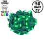 Picture of *NEW* True Twinkle LED Christmas Lights 50 LED Green 25' Long Green Wire