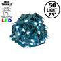 Picture of *NEW* True Twinkle LED Christmas Lights 50 LED Pure White 25' Long Green Wire