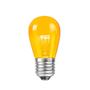 Picture of 25 Pack of Transparent Yellow S14 11 Watt Bulbs Medium Base e26