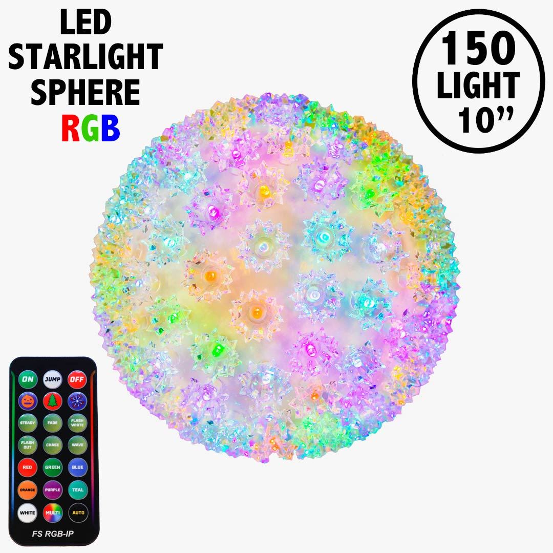 Picture of 150 RGB LED 10" Sphere w/Multi-Function Remote