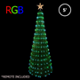 Picture of 5' RGB Color Changing Dancing Pop-Up Christmas Tree w Remote