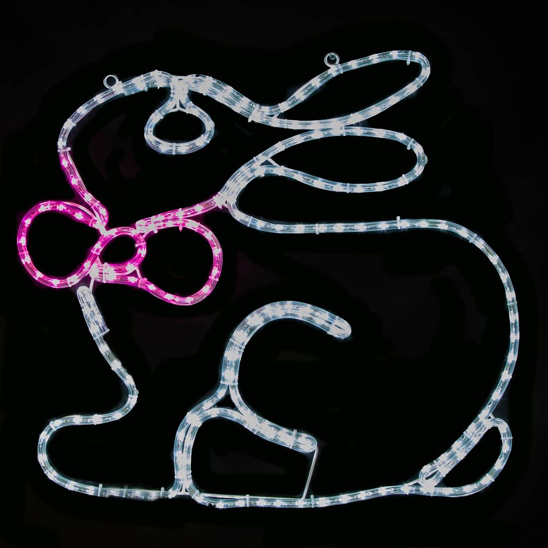 Picture of 24" Easter Bunny LED Rope Light Motif