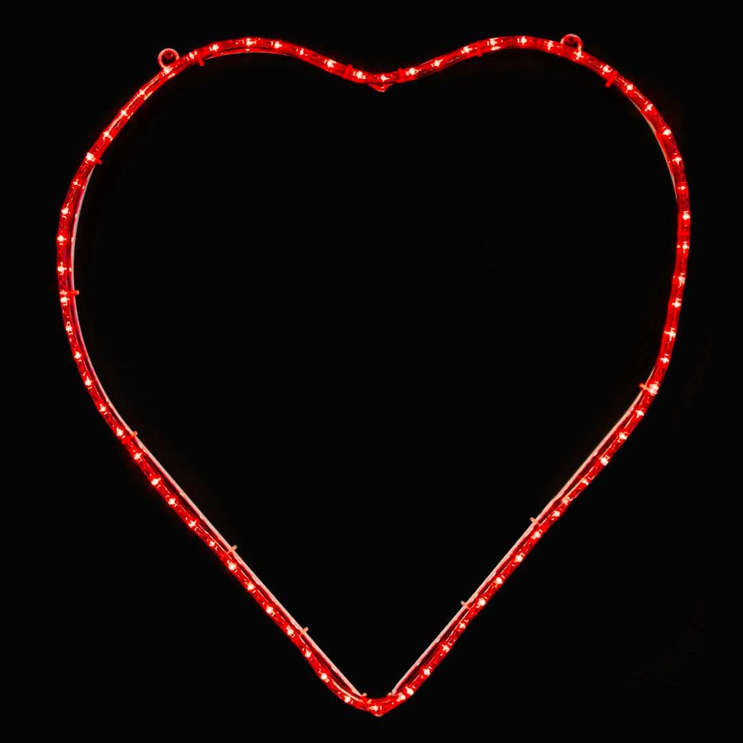 Picture of 23" Heart LED Rope Light Motif