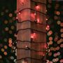 Picture of 50 LED Red LED Christmas Lights 11' Long on Black Wire
