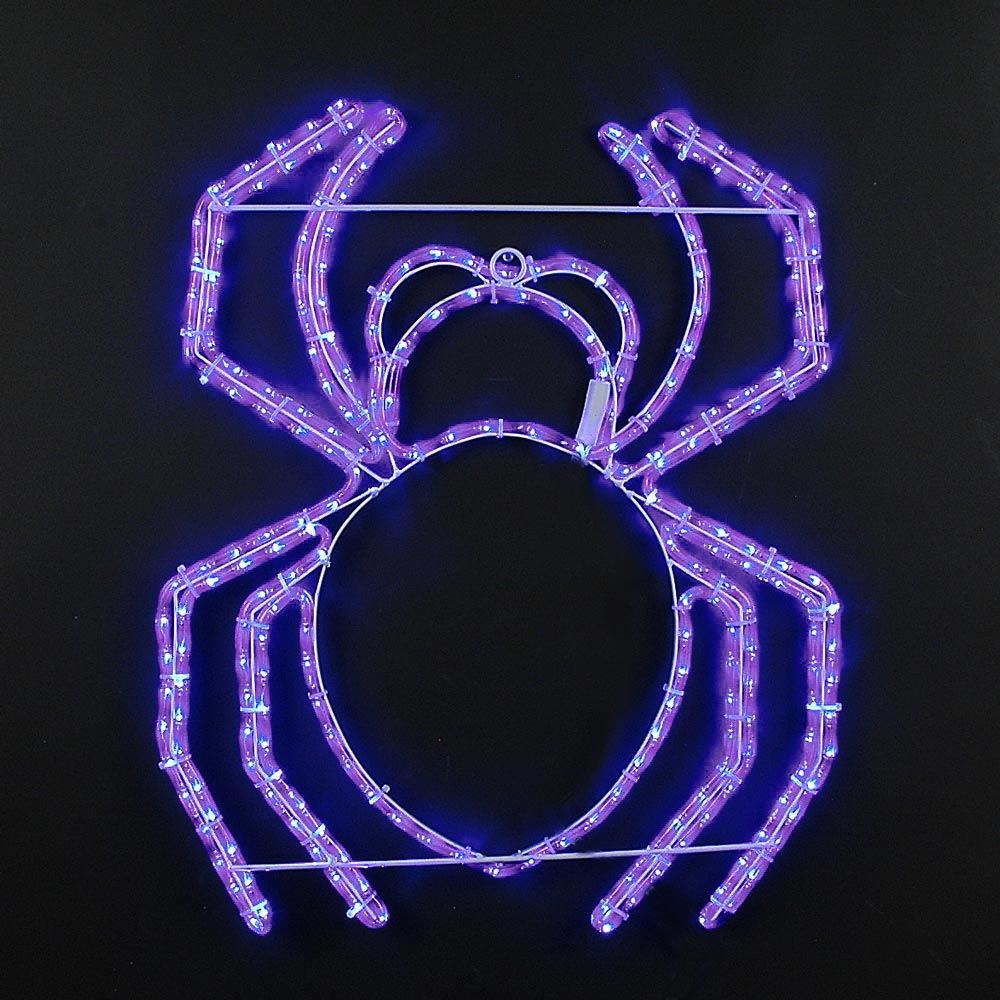 Picture of 24" Halloween Spider LED Rope Light Motif 