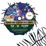 Picture of LED Twinkling Cluster Rice Light Set - 768 Multi Color Lights on Green Wire