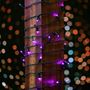 Picture of 50 LED Pink LED Christmas Lights 11' Long on Green Wire