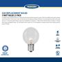 Picture of Clear G30 5 Watt Replacement Bulbs 25 Pack