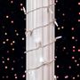 Picture of 50 LED Pure White LED Christmas Lights 11' Long on White Wire