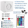 Picture of 16 Inch Plastic LED Cube, RGBW, Rechargeable, Waterproof, Remote Controlled