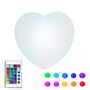 Picture of 12 Inch Plastic LED Heart, RGBW, Rechargeable, Waterproof, Remote Controlled