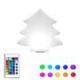 Picture of 11 Inch Plastic LED Tree, RGBW, Rechargeable, Waterproof, Remote Controlled
