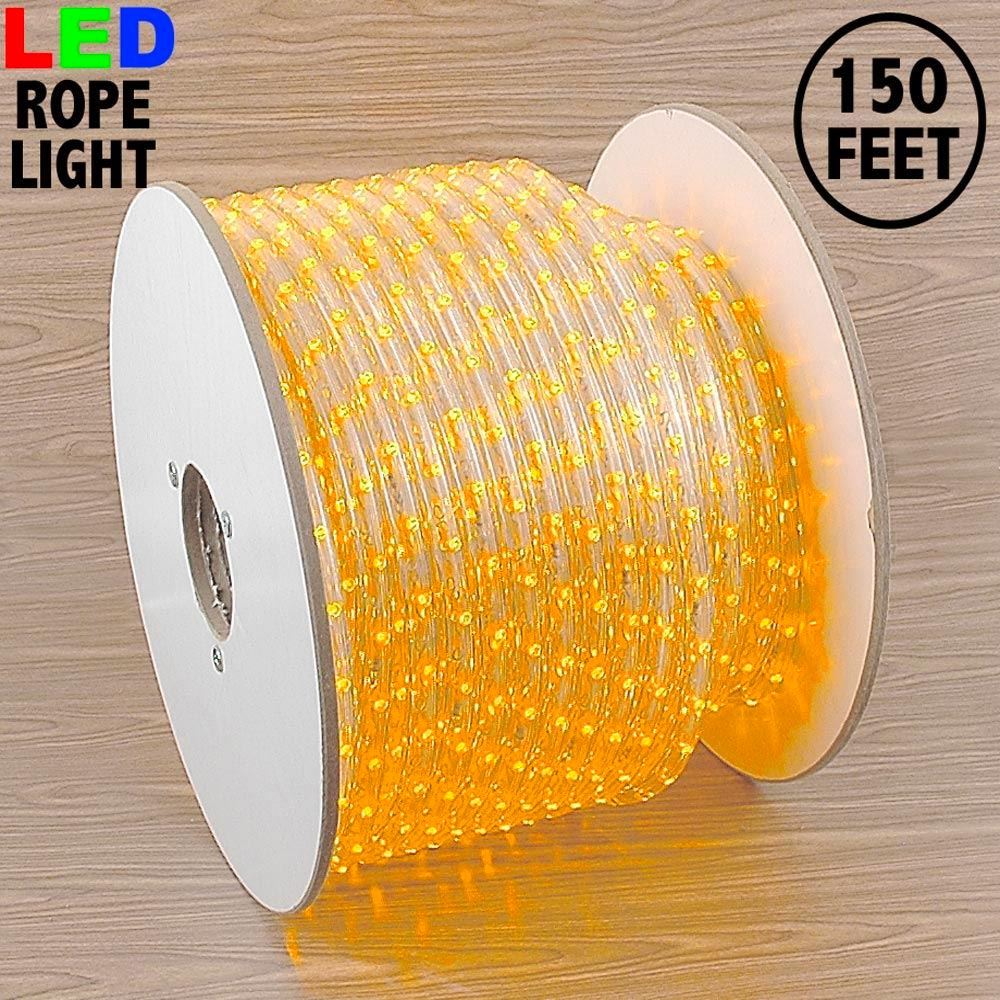 Picture of Yellow LED Rope Light Spool 150' 1/2" 2 Wire 120V