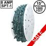 Picture of Premium Commercial Grade C9 1000' Spool 15" Spacing 8 Amp Green Wire