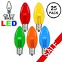 Picture of Assorted Smooth Glass C9 LED Bulbs - 25pk