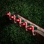 Picture of 100 C9 Christmas Light Set - Red Bulbs - Green Wire