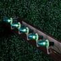 Picture of 100 C9 Christmas Light Set - Teal Bulbs - Green Wire