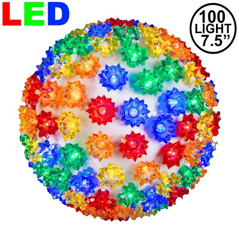 Picture of 100 Multi LED 7.5" Sphere